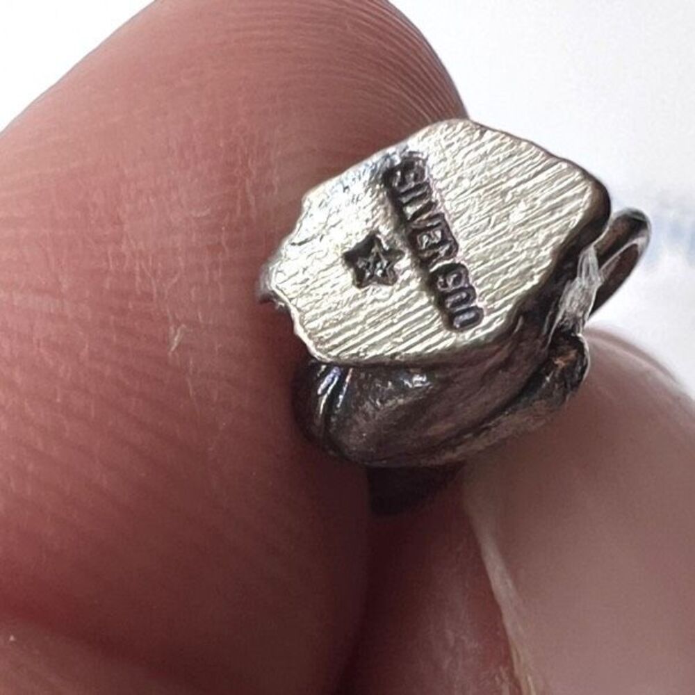 Vintage Women's Monkey 3D Sterling Silver Bracelet Charm Necklace Pendant - Picture 9 of 10